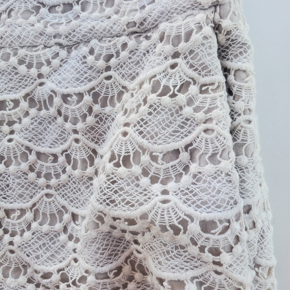 Express Cotton Lace Boho Crochet Shorts Women's Size 2 - Picture 4 of 5
